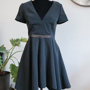 HALSTON HERITAGE Structured Cocktail Dress